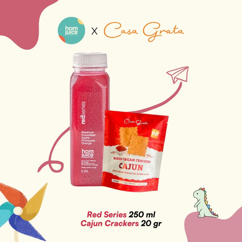 

Red Series 250ml + Cajun Crackers 20gr