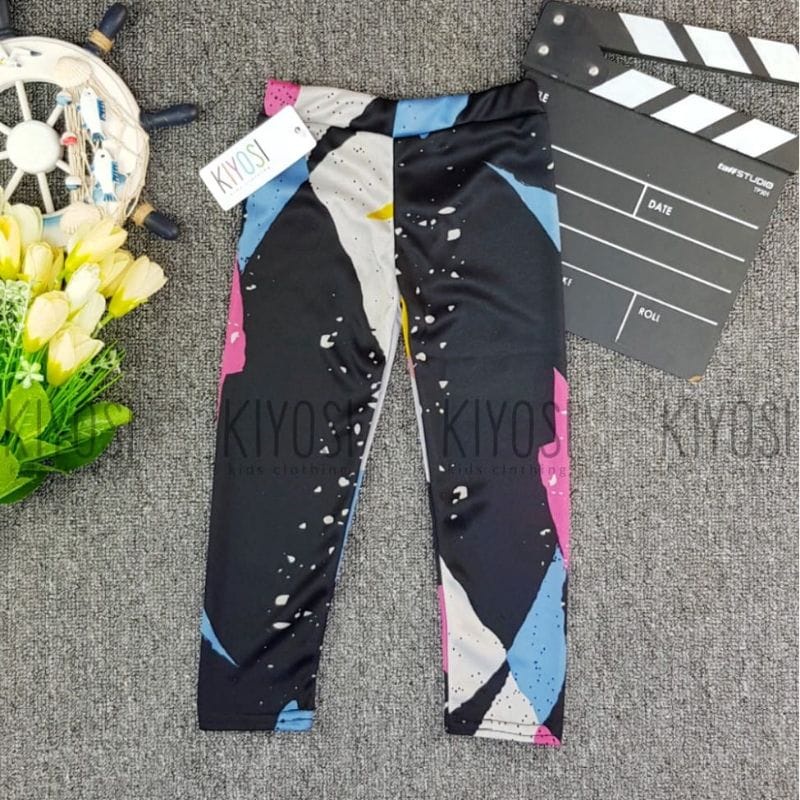 KIYOSI Legging Anak  Lejing Harian Motif 1-5 Tahun Spandex