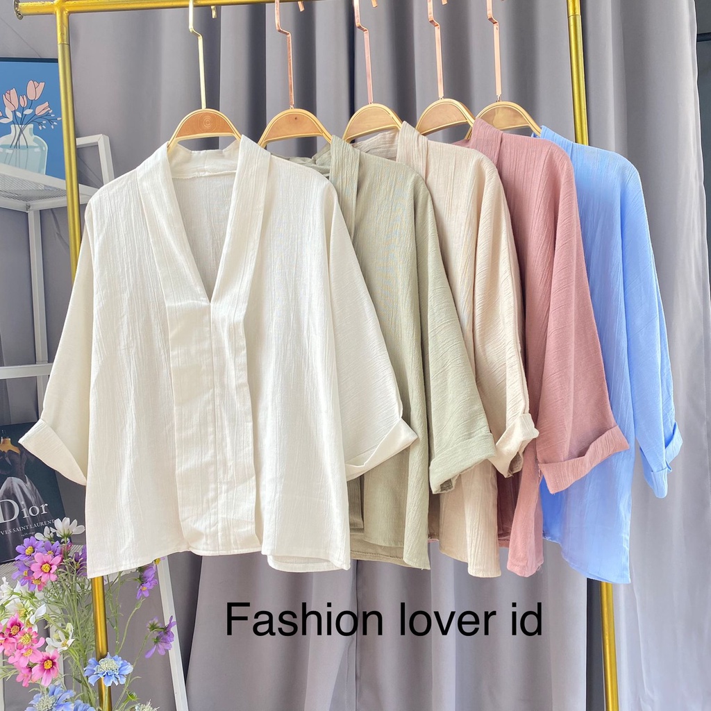 Blouse wanita korean style / Atasan wanita kekinian / Fashion wanita korean