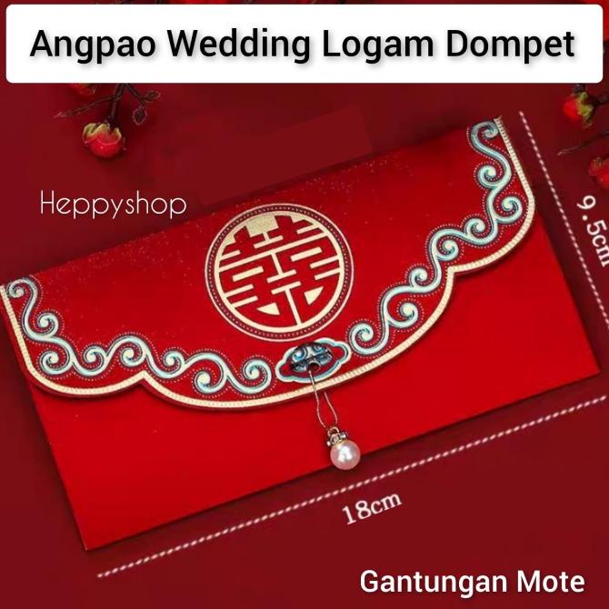 

BEST SALES ANGPAO WEDDING LOGAM DOMPET, ANGPAO SANGJIT PREMIUM STOK TERBATAS