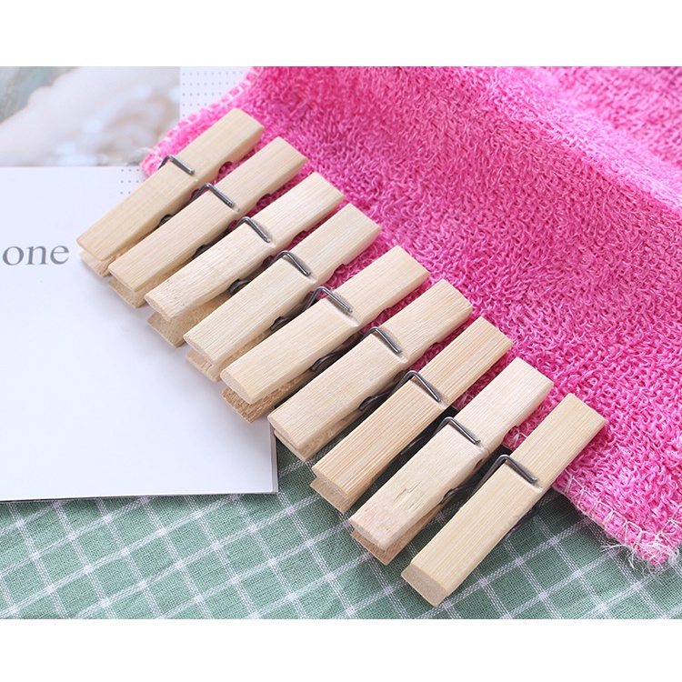 Klip Jepit Foto Aesthetic/ Jepitan Jemuran Pakaian Bambu Awet Tahan Lama