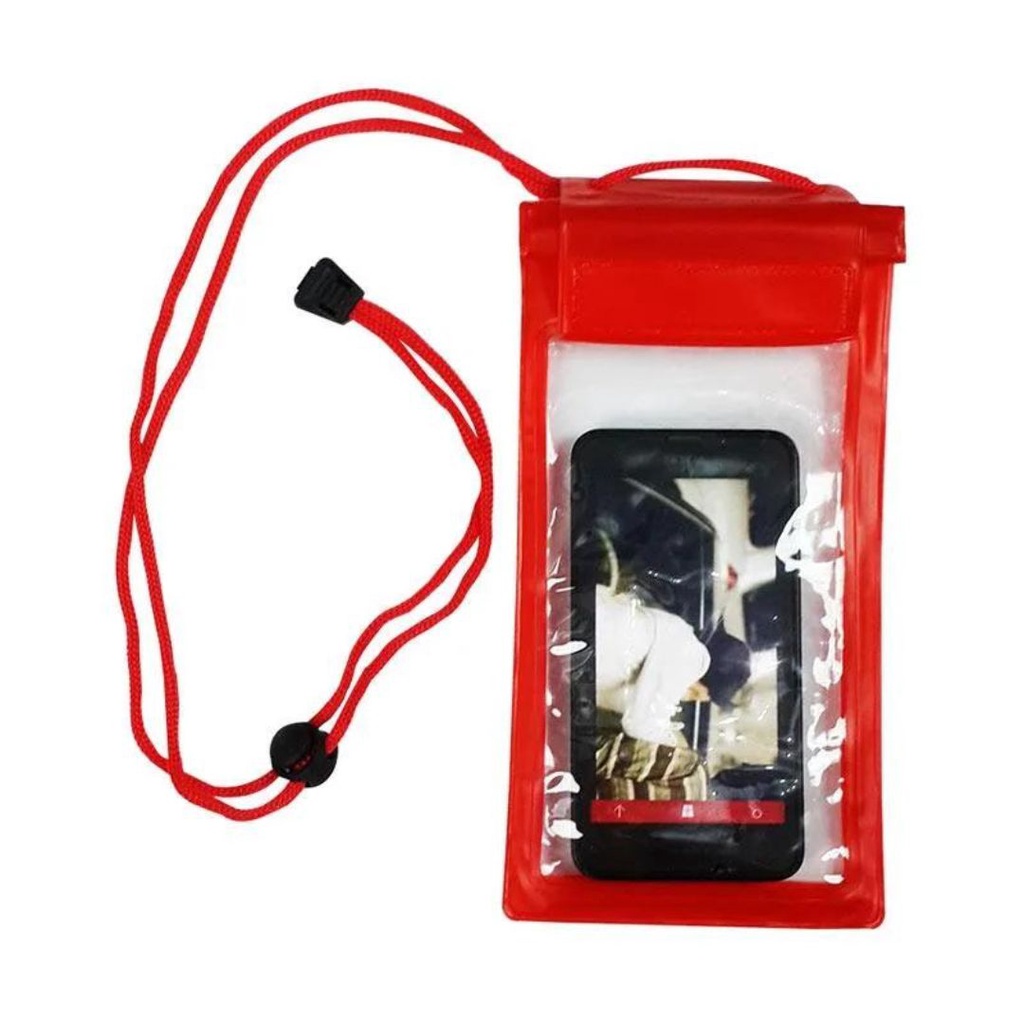 WATERPROOF CASE HP MULTIFUNGSI WARNA RANDOM | PELINDUNG HP ANTI AIR