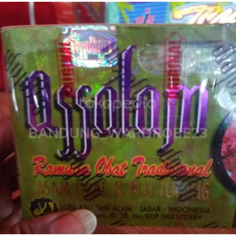 Ramuan Tradisional Assalam Untuk Mengobati Asam Urat & Flu Tulang Original