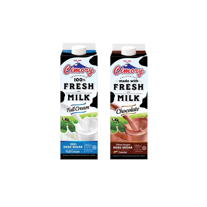 Jual Susu Cimory Fresh Milk Ml Fresh Full Cream Chocolate Original Shopee Indonesia