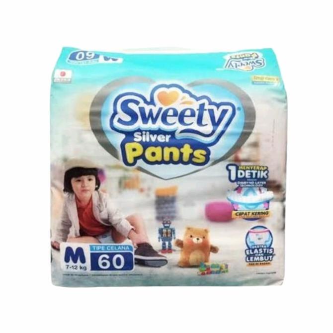 PEMPERS SWEATY SILVER M L Xl Xxl