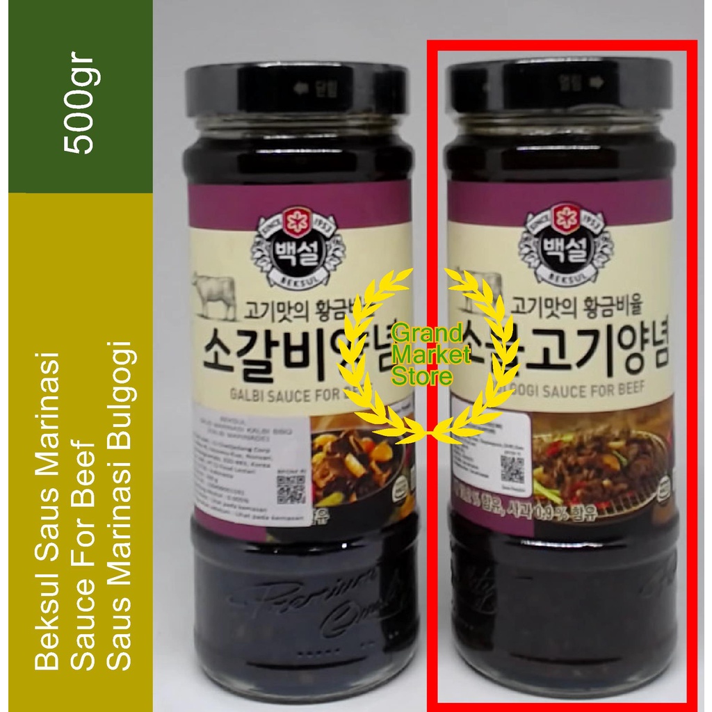 Jual Beksul Korean Bbq Bulgogi Sauce Marinade Saus Bumbu Bbq 500g