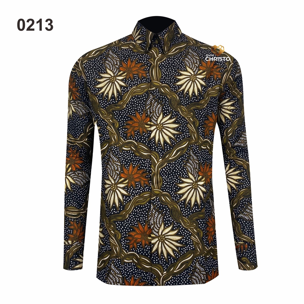 Kemeja Batik Pria Christo Slimfit Premium CHR 0213