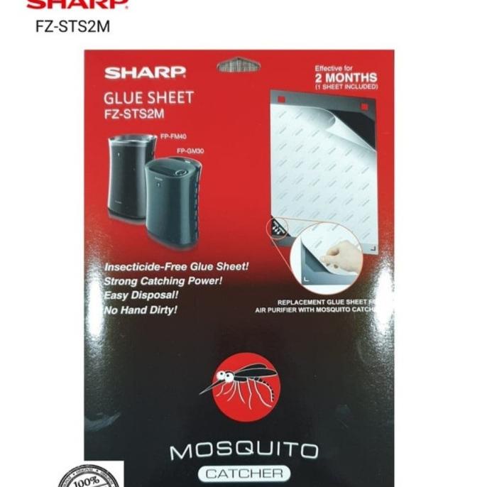 Sharp Lem Nyamuk Glue Sheet ORI FZ STS2M untuk FP-GM30YB/FP-FM40YB