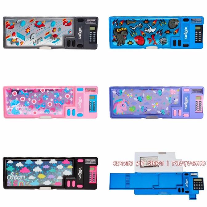 

SMIGGLE PEPPY LITE POP OUT PENCIL CASE ORIGINAL - TEMPAT PENSIL