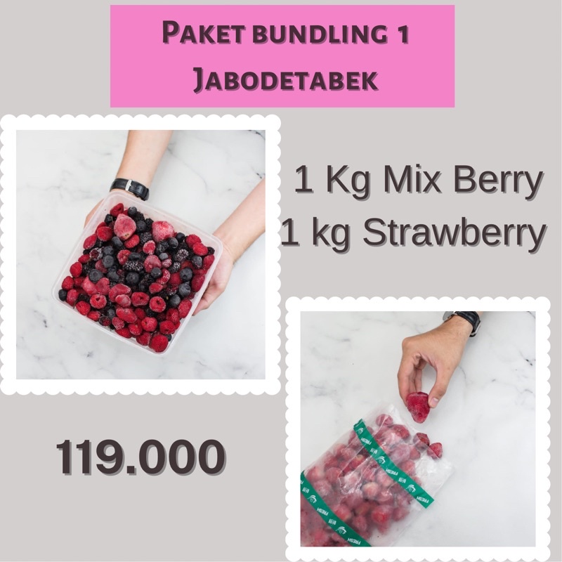 

bundle of 1 Mix Berry ( summer berries )