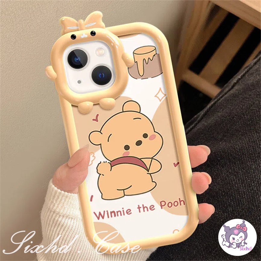 Soft Case Desain Kelinci Beruang Madu Untuk OPPO A78 A57 A77 A76 A96 A16K A15 A74 A53 A33 A32 A31 A5 A9 A5s A3s Reno 8Z 7Z 6 A95 A94 A92 A52 F11