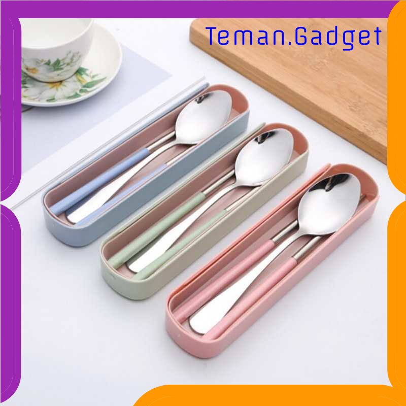 TG - DPR Nordic Cutlery Set Sendok Garpu Sumpit Stainless Steel - NP304