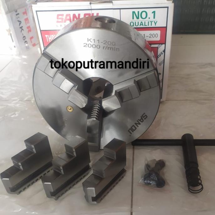 Claw Bubut 8" 3 jaw / Chuck Bubut 8 inch selalu promo