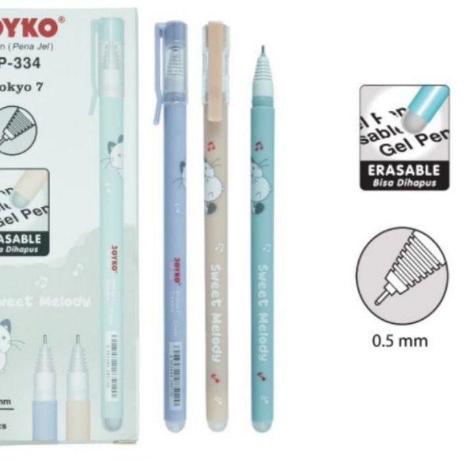 

Paling Laris Pulpen Hapus Joyko/Erasable pen ( 1pak/12 pcs ),,,