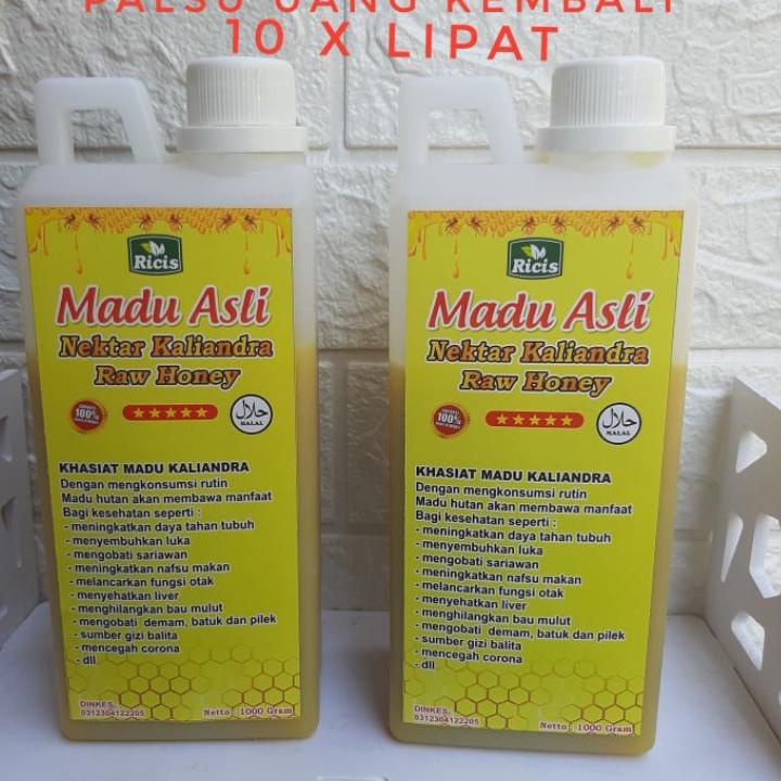 

READY ✅PROMO !!! Madu murni Madu kaliandra madu multiflora Madu randu Madu nektar randu Madu hitam pahit Madu pahitmadu asli kaliandra madu mentah madu multi flora madu ricis netto 1000 gram madu peras madu mentah|SQ9