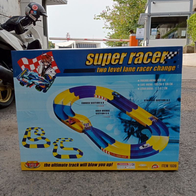 TREK TAMIYA ARENA MAINAN TAMIYA 2JALUR WARNA