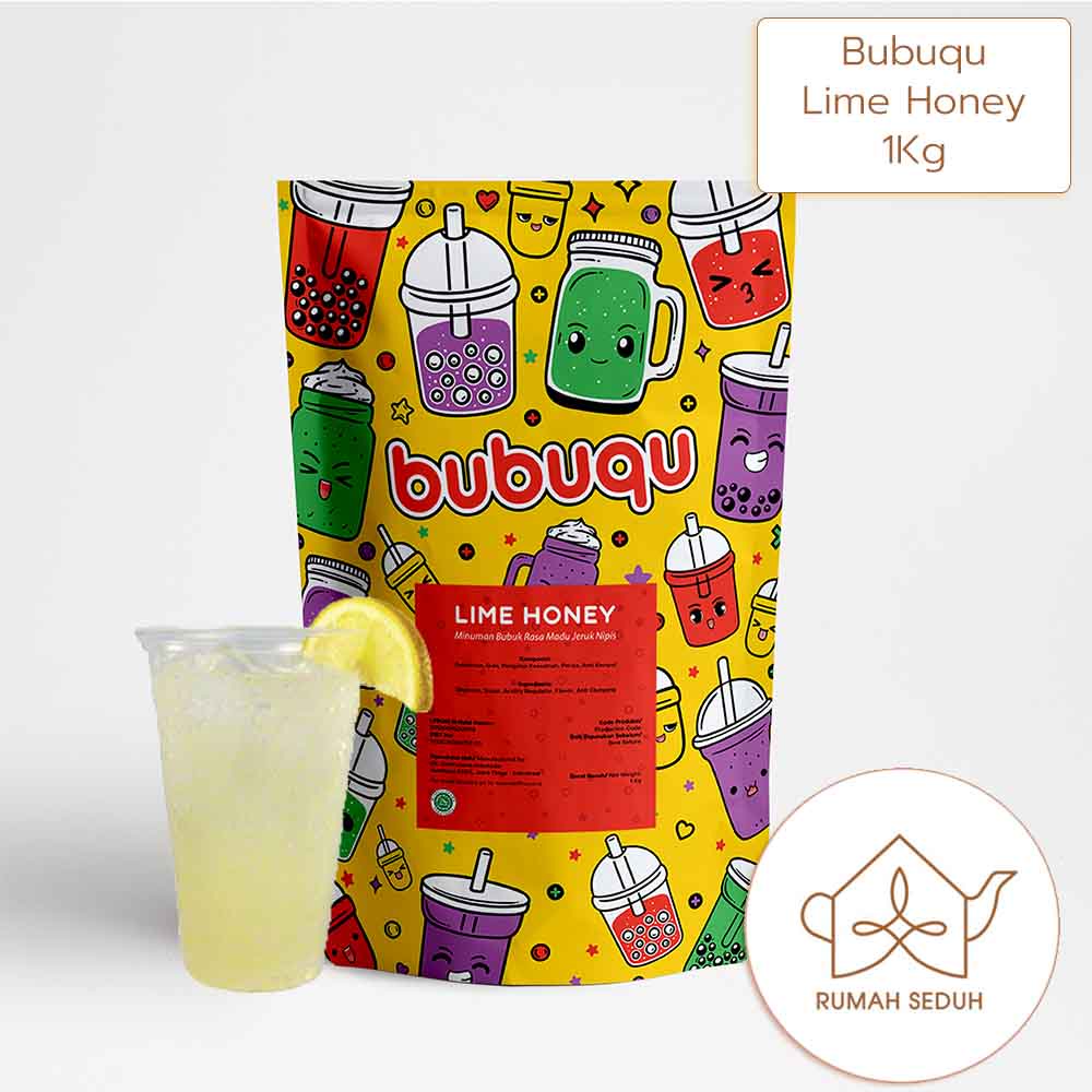 

1Kg Bubuqu Lime Honey Powder Drink - Minuman Bubuk Jeruk Nipis Madu