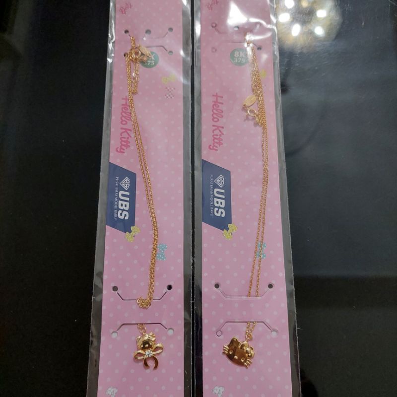 Kalung hello kitty anak remaja dan dewasa UBS kadar 8K 375