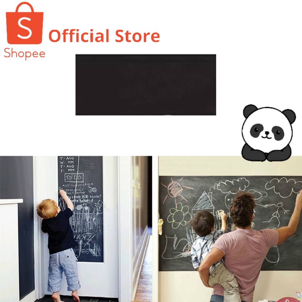

Stiker Dinding Papan Tulis Kapur Flexible Wall Sticker Belajar Learn