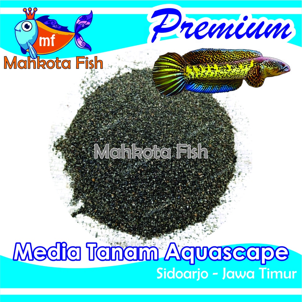 Pasir MOZA 500gr | Pasir Channa | Pasir Cana | Silika Hitam | Pasir Aquascape | Pasir Aquarium | Pasir Hias