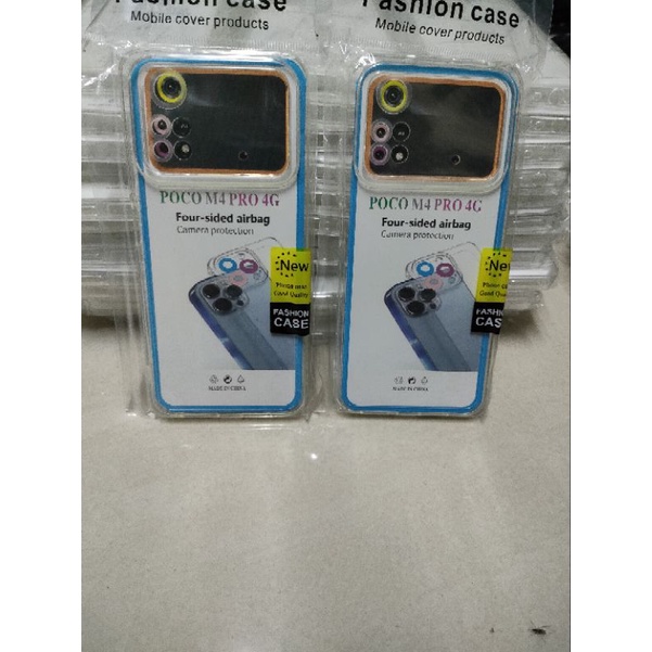 Softcase Poco M4 Pro 4G Silikon Casing Selicon Case Bening Terasfaran Pelindung Pro Camera