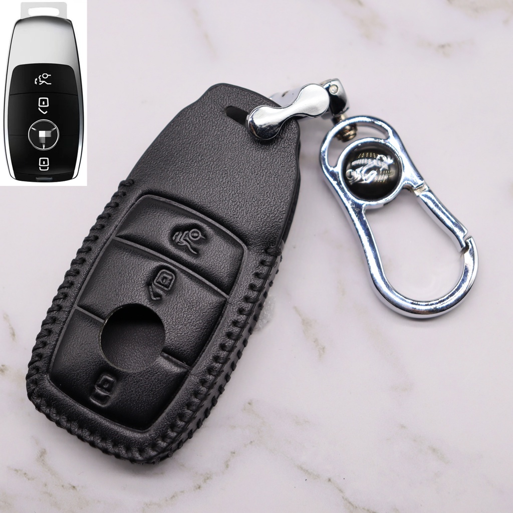 Case Kunci Mobil shell cover key holder Untuk Mercedes Benz New E Class E200 E260 W203 W210 W211 W124