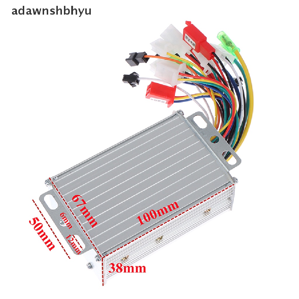 Adawnshbhyu 36V/48V 350W Brushless Motor Controller DC Motor Regulator Speed Controller ID