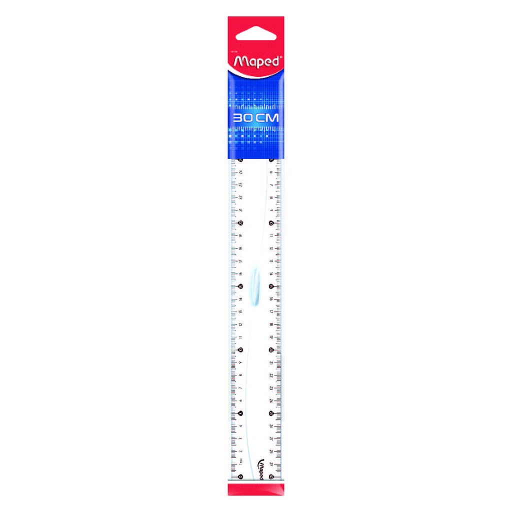 

Essentials Flat Ruler MAPED DRAF 146119 Penggaris Standard 30 cm
