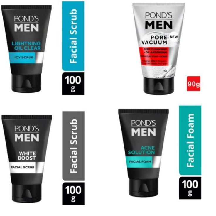 Masih fresh--Ponds mens, pollution out,white boost, energi charge 100g