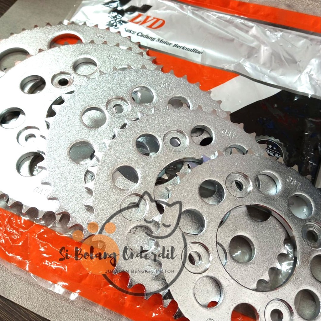 GIR BELAKANG SUPRA FIT NEW BAJA KS (KRAKATAU STEEL) GEAR BELAKANG SURA FIT NEW/KARISMA/REVO ABSOLUTE TEBAL 428