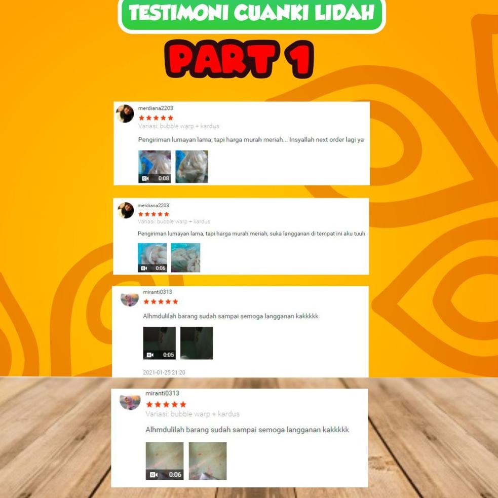 

Hot Deal..!!! CUANKI LIDAH 100 Biji TOPING BASO ACI CUANGKI KERING KHAS GARUT よ