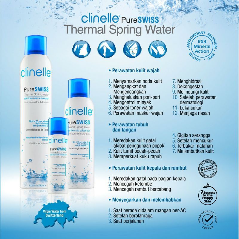 CLINELLE THERMAL SPRING WATER 150ML