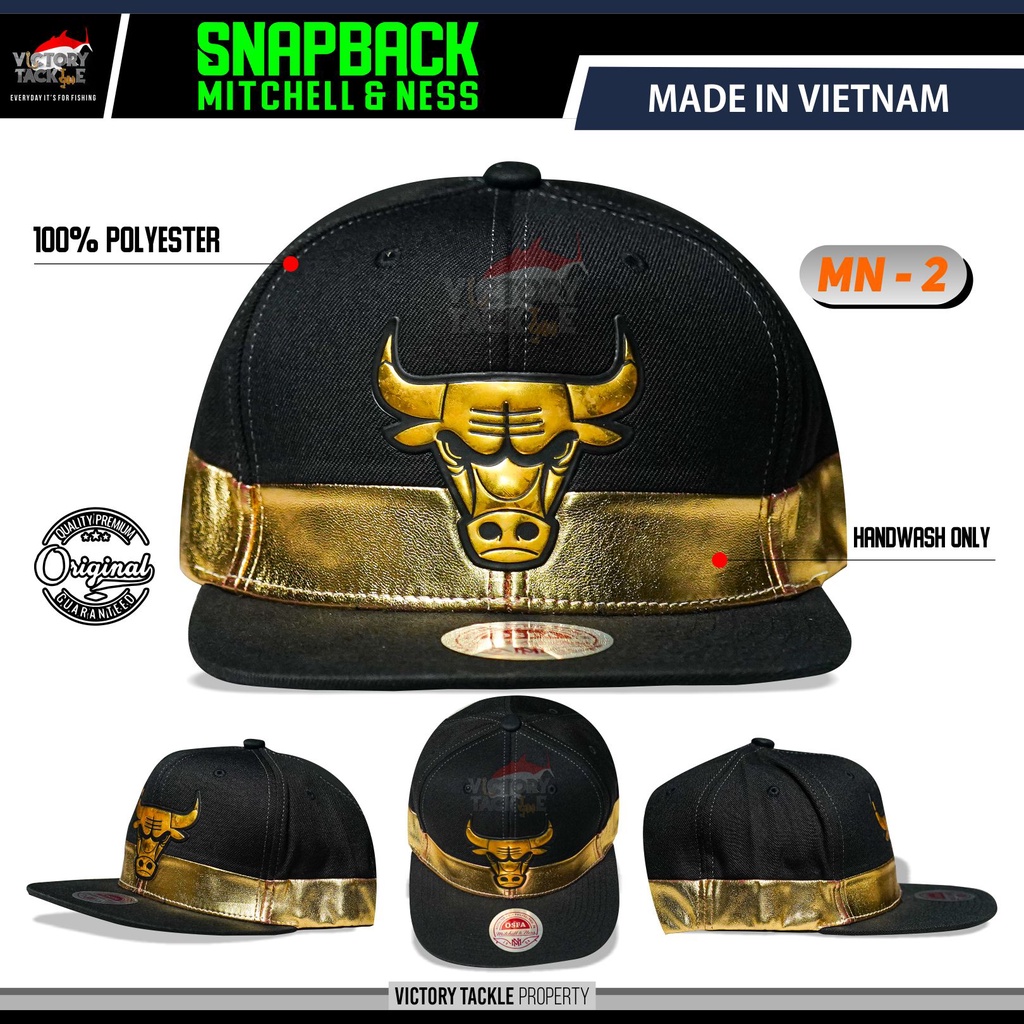 Topi Pancing MITCHELL &amp; NESS CHICAGO BULLS OSFA SNAPBACK CAPS