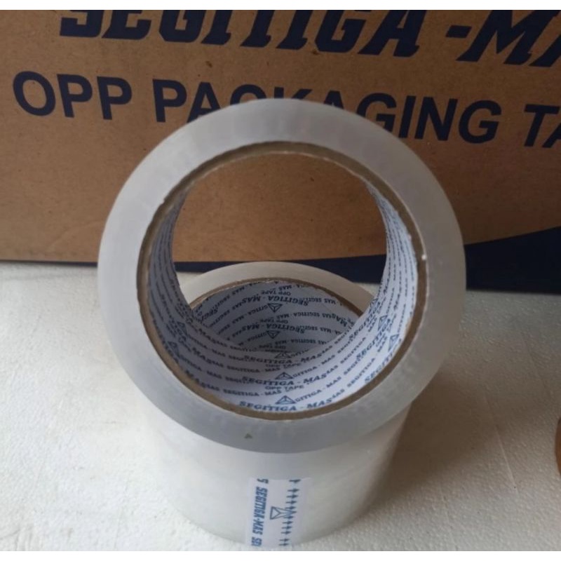 

Lakban Bening Merk Segitiga Mas