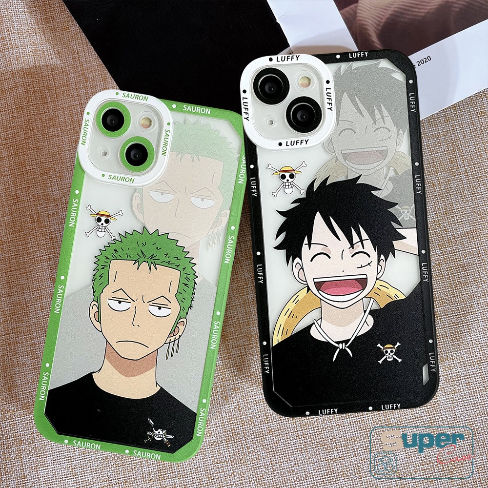 Redmi A1 9 9T 10 9C 10A 10C 9A Note 10 11s 10s 9 11 11Pro Plus 8 9 Pro 9s 10 Pro Max Note POCO F4 X3 Pro M3 X3 NFC Kartun Anime One Piece Luffy Zoro Soft Cover