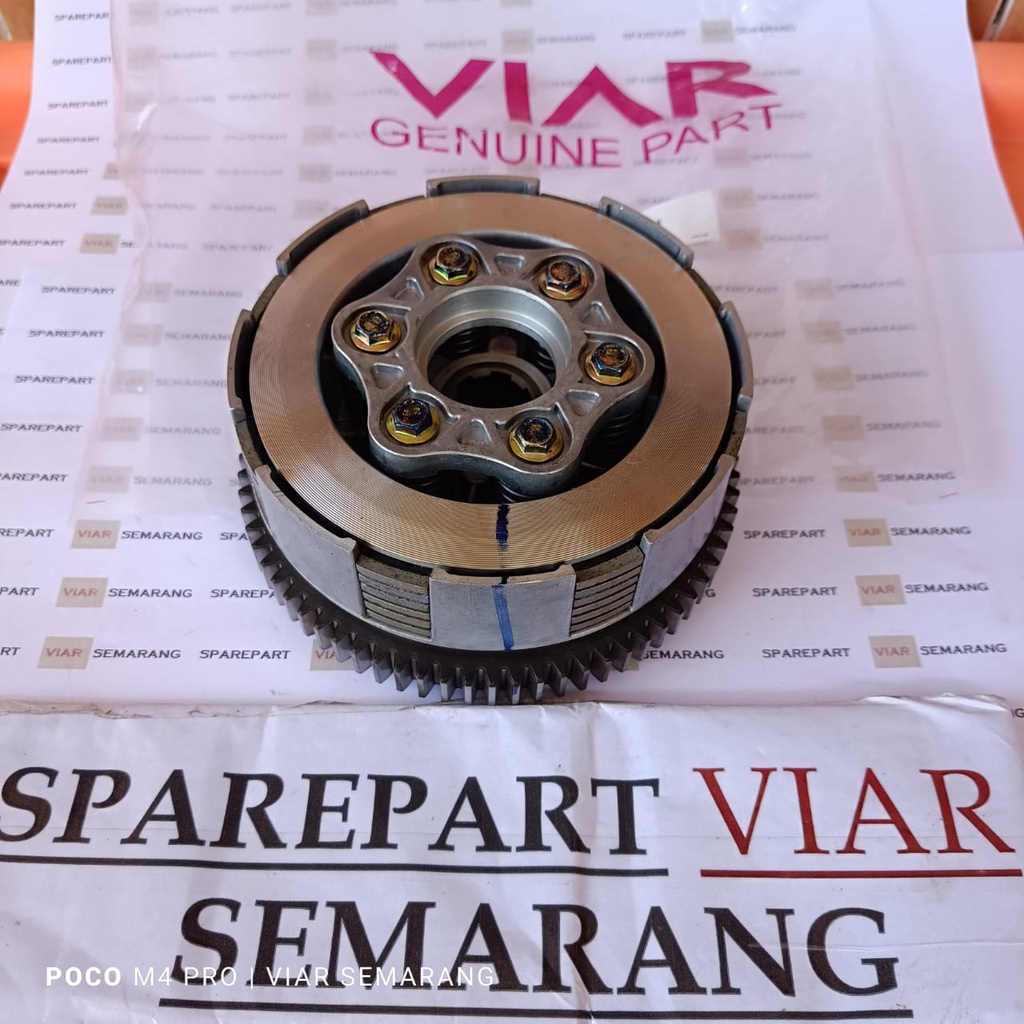 Rumah kopling 73 T dan kampas kopling 6 viar karya 150 200cc Kopling set viar kopling original viar 