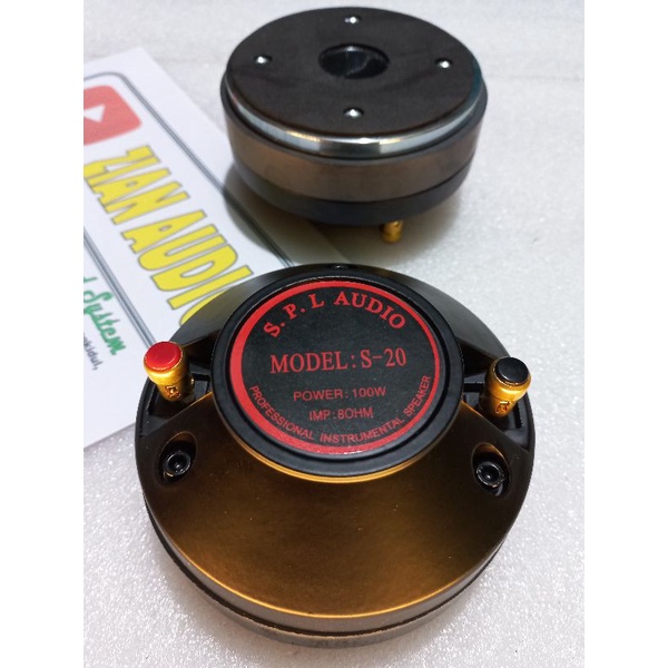 Driver Tweeter 1,5" SPL Audio S-20 Original(zian audio)