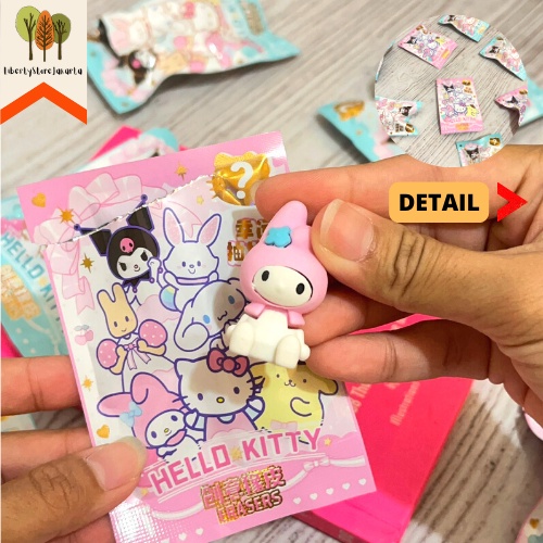 

Penghapus Mystery Bag Sanrio B-1002 Hello Kitty Kuromi Little Stars Melody Purin Import Cute Miniatur Eraser Funny Fancy Stuff Best Gift Stationery For School Alat Tulis Kantor Sekolah Ready Grosir Kado Ulang Tahun READY COD