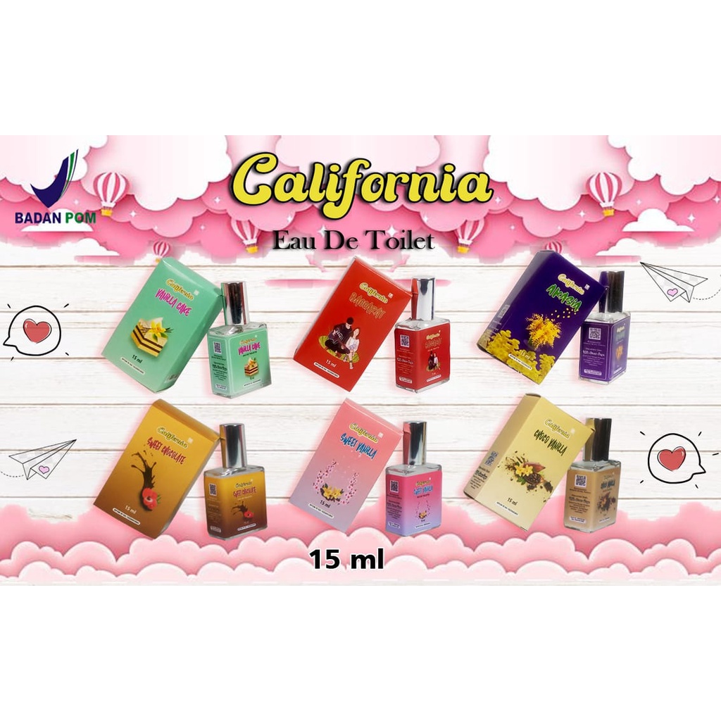 BPOM PERFUME CALIFORNIA EDT | 15 ML