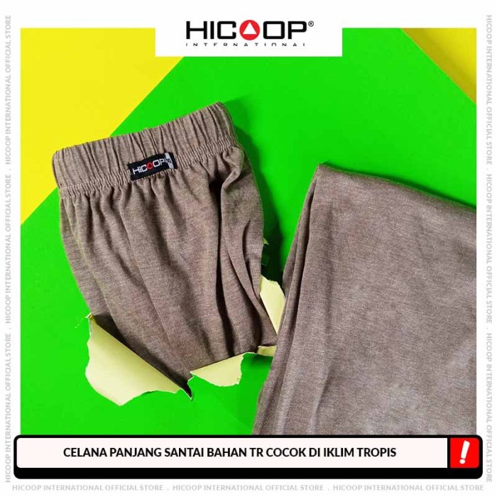 Celana Pria Celana panjang piyama pria dewasa Hicoop men HSC 91 - M,Abu-abu (P2Y4)