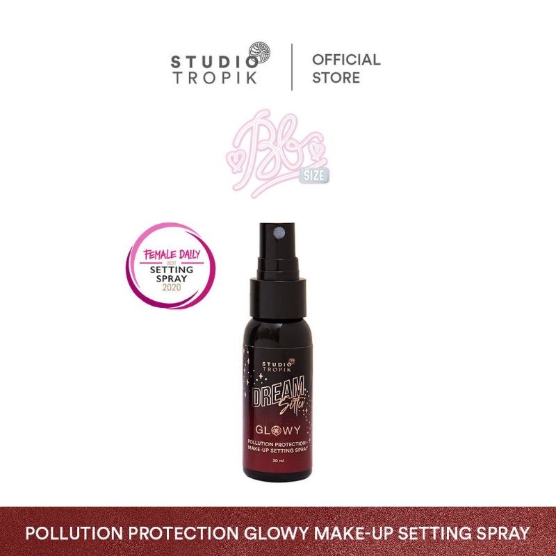 Studio Tropik DreamSetter Glowy Pollution Protection Make-up Setting Spray