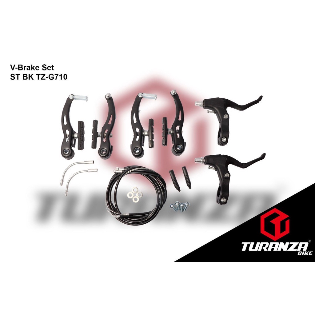 Rem Set V Brake Sepeda MTB BMX LIPAT Komplit