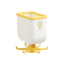 Serbagrosirmurah BKRH Box kitchen rak hook putar storage rotating hok sutil gantungan Dapur tanpa paku