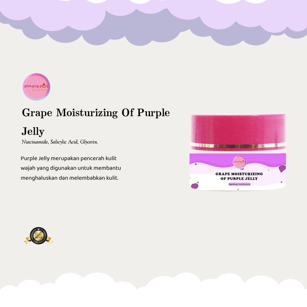 PRM LUXURY RED JELLY KROMOSOM  / PURPLE JELLY/ GOLD JELLY glowing cream