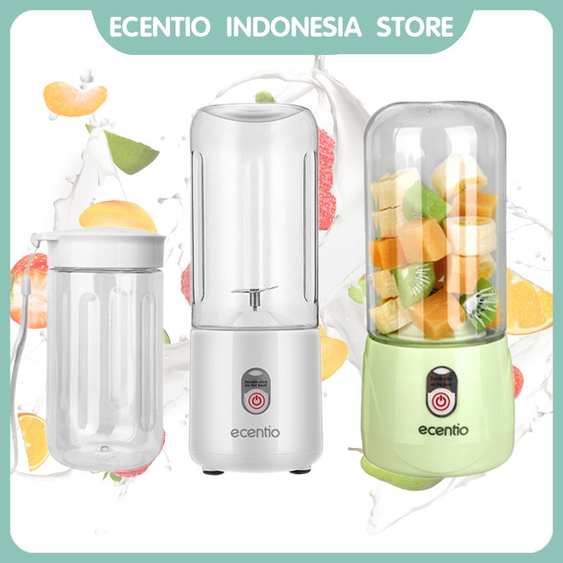 Ecentio blender mini portable juicer portable/ jus Portable Blender Juicer botol vitamer 4/6 mata Pi