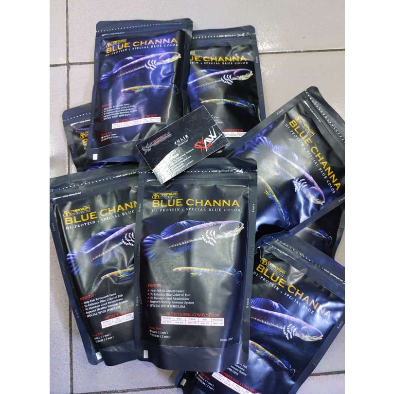 88 PREMIUM - Makanan Ikan - Blue Chana - 2mm