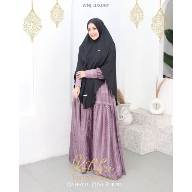 WNJ KOLIBRI 23 DAHAYU sarimbit keluarga raya series ori terbaru couple baju anak perempuan muslim un