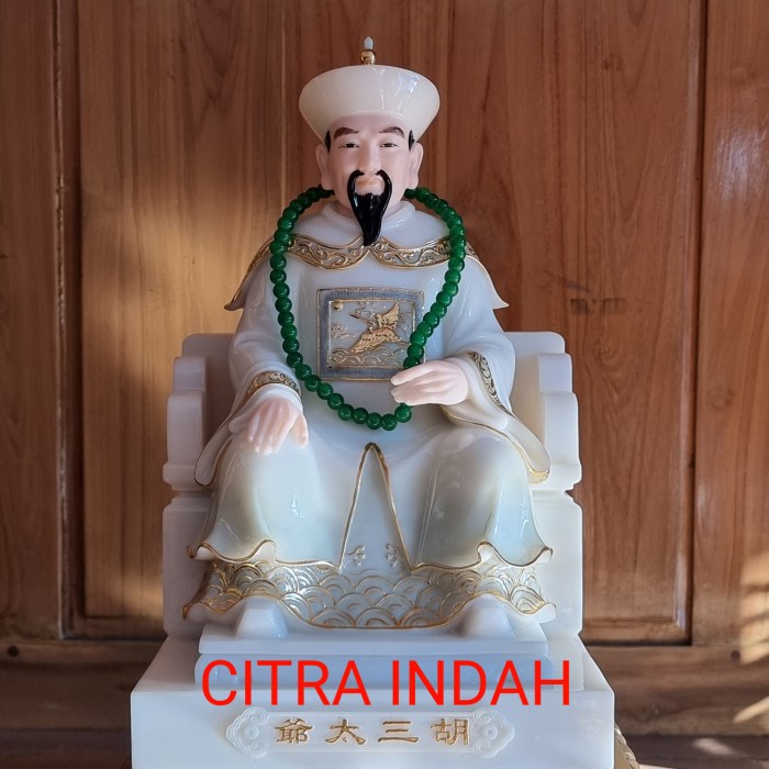 CITRA INDAH - PATUNG RUPANG HU SAN TAI YE 12 INCH ORIGINAL MARMER