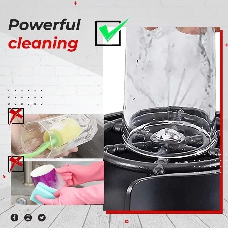 Cup Washer Otomatis Mesin Cuci Gelas Spray Washer Jug Rinser