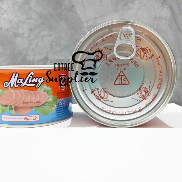 

BAYAR DITEMPAT✔️TERMURAH Ma Ling TTS 397gr Luncheon Pork Meat / Ham Daging Babi Maling NON HALAL|RA9